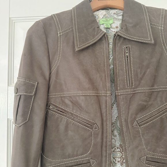 Women’s Brown Leather Jacket - Picture 1 of 8